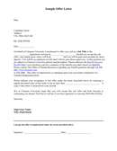 Sample University Offer Letter page 1 preview