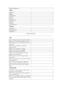 Character profile sheet template page 2 preview