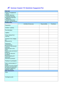 Stakeholder engagement plan template page 1 preview