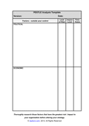 PESTLE Analysis Template page 1 preview