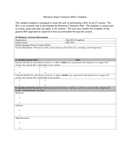 Business impact analysis (BIA) template page 1 preview