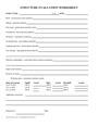 Structure evaluation worksheet in Word and Pdf formats