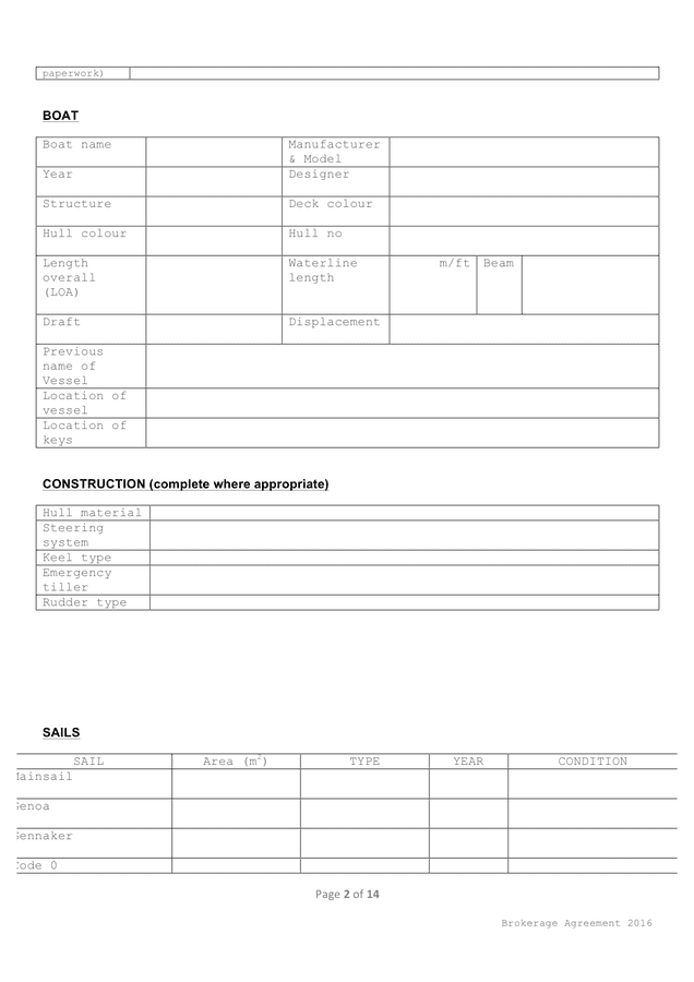 Vendor’s brokerage agreement sample in Word and Pdf formats - page 2 of 14