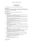 Managing partner position description page 1 preview