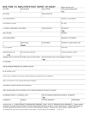 Employer's first report of injury form page 1 preview