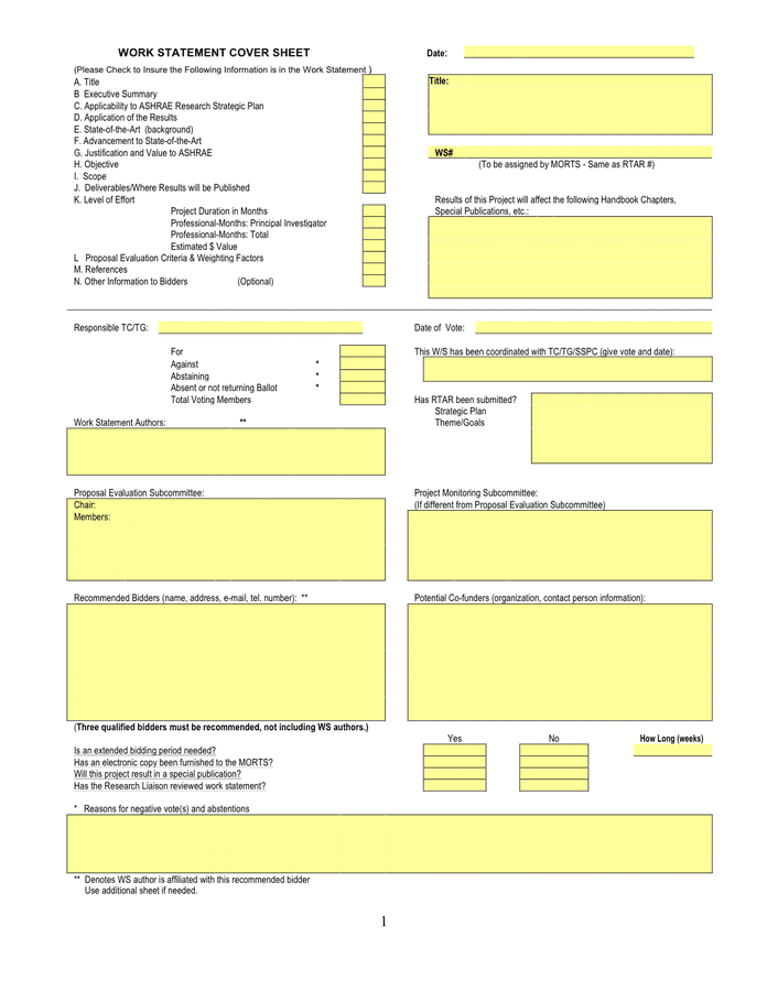 Cover page for personal statement picture