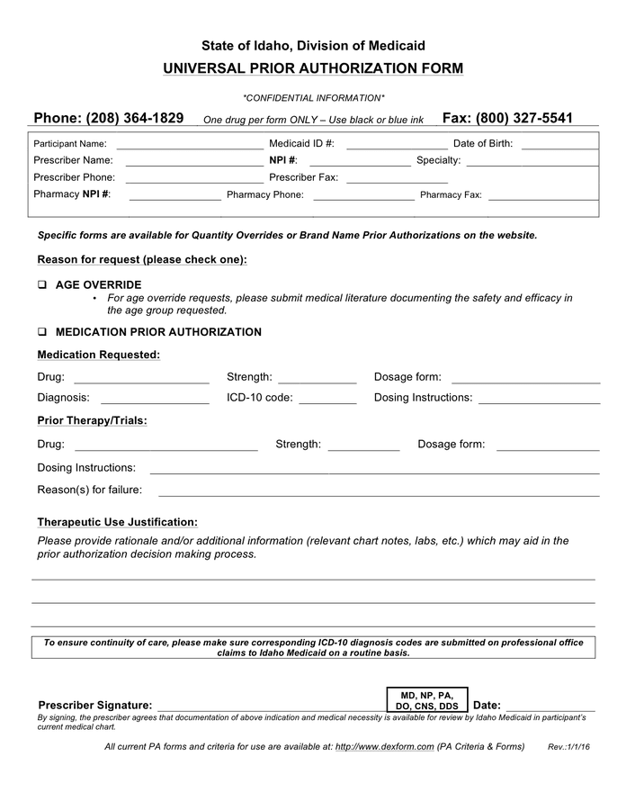 aim specialty health prior auth form