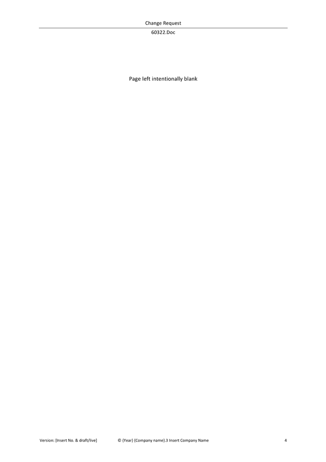 Change request template in Word and Pdf formats - page 4 of 7