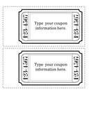 Coupon Template - download free documents for PDF, Word and Excel