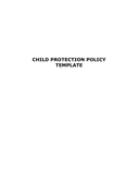 Child protection policy template page 1 preview