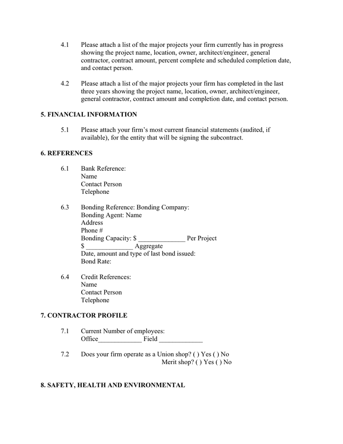 subcontractor-pre-qualification-questionnaire-in-word-and-pdf-formats