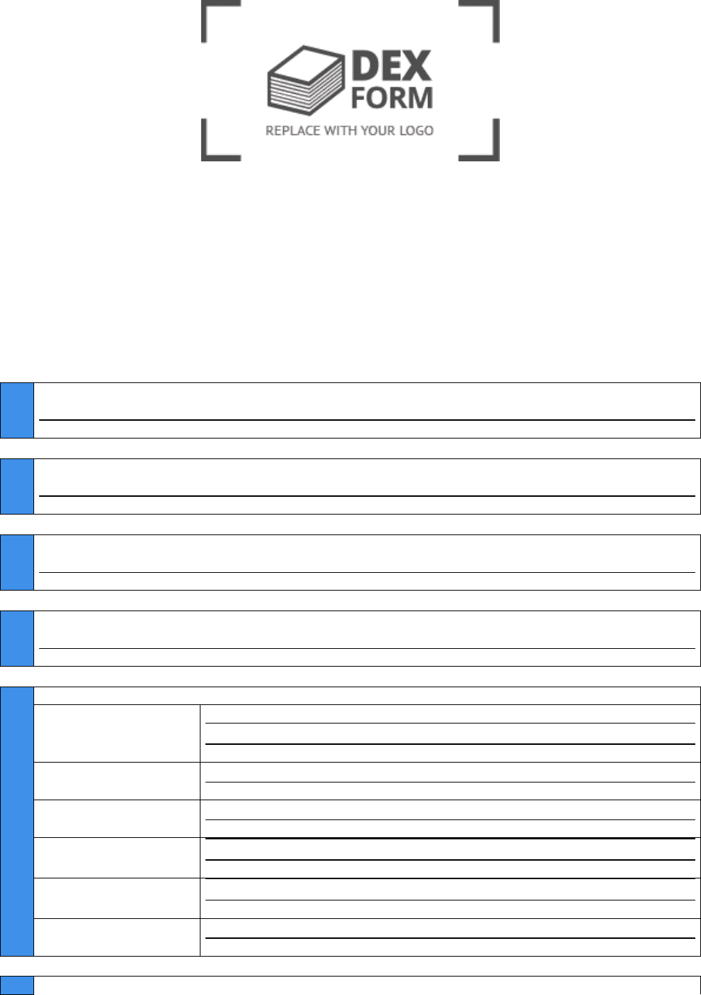 New distributor questionnaire in Word and Pdf formats