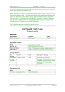 Software test plan template page 1 preview