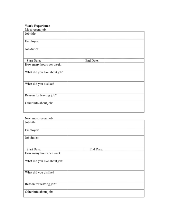 Vocational Profile Face Sheet Referral in Word and Pdf formats - page 4 ...