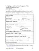 Air quality: emissions source inspection form page 1 preview