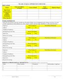 Generic application for employment page 2 preview