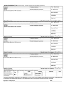 Generic job application for employment page 2 preview