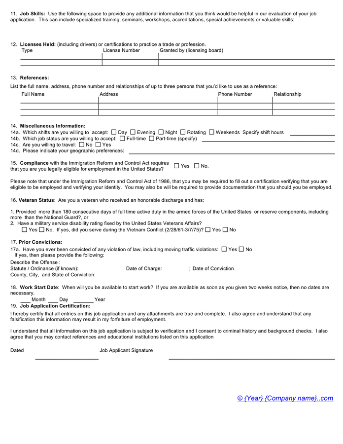 sample-job-application-form-in-word-and-pdf-formats-page-2-of-2