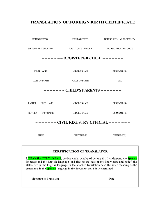 birth-certificate-translation-template-fill-online-printable-fillable-blank-pdffiller-lupon