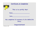 Certificate of Completion page 1 preview