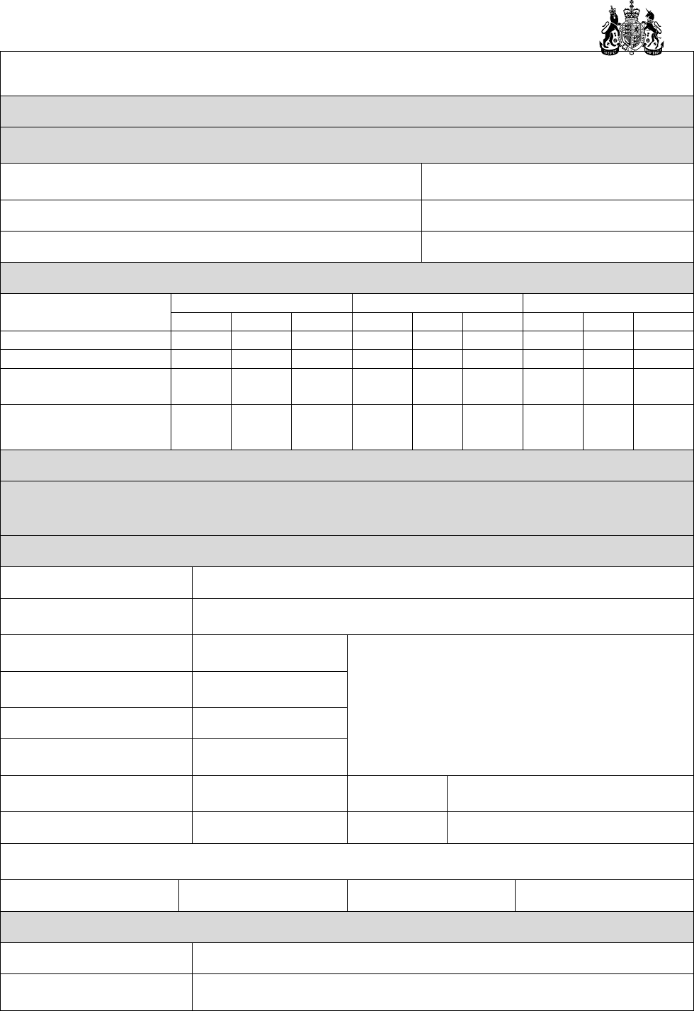 Job application form (GB) in Word and Pdf formats - page 3 of 4