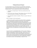 Writing the Research Proposal page 1 preview
