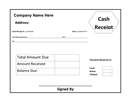 Receipt template page 1 preview