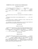 Residential lease agreement template page 1 preview