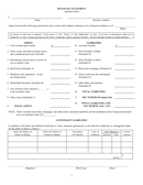 Financial statement form page 1 preview