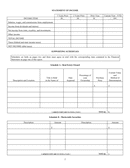 Financial statement form page 2 preview
