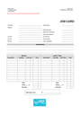 Job card template page 1