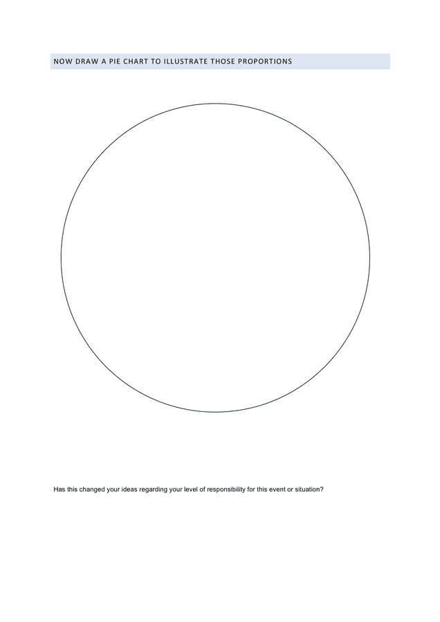 Responsibility pie chart in Word and Pdf formats - page 2 of 2