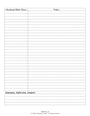 Class notes template in Word and Pdf formats