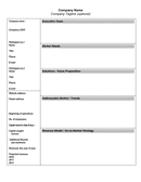 Company template profile page 1 preview