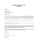 Engagement Letter Sample - download free documents for PDF, Word and Excel