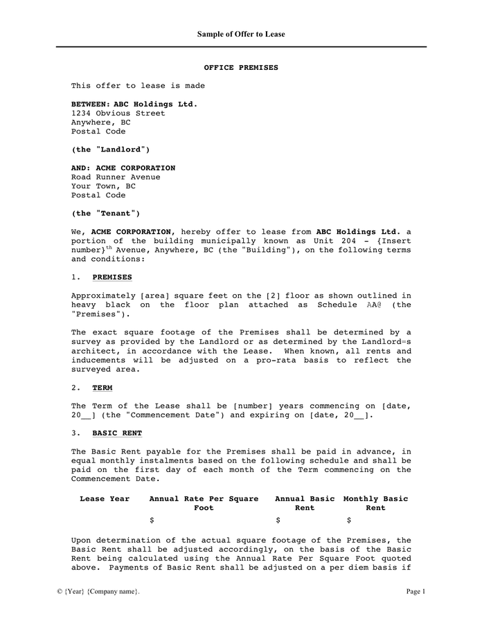 sample-of-offer-to-lease-in-word-and-pdf-formats