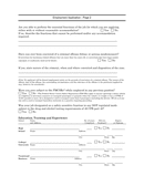 Limousine company employment application page 2 preview