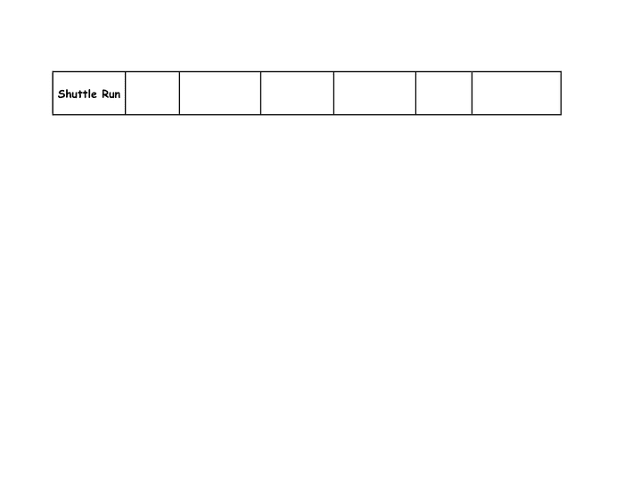 Exercise Testing Lauer Chart.pdf Fitness testing chart in Word and Pdf formats - page 2 of 2