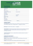 Capability statement template page 1 preview