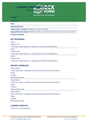 Capability statement template page 2 preview