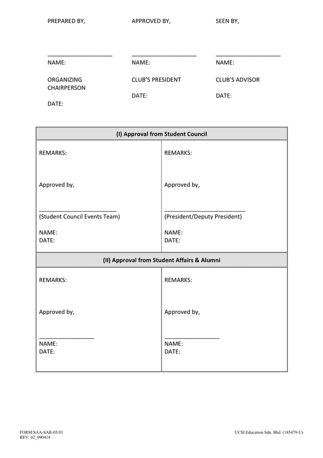 Event proposal format in Word and Pdf formats - page 10 of 11