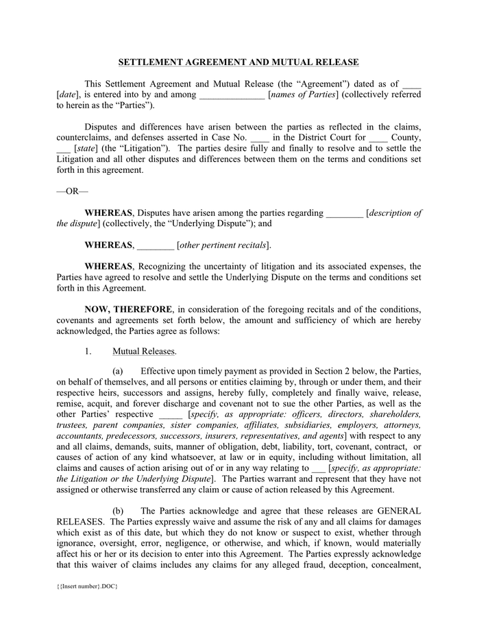 settlement-agreement-and-mutual-release-in-word-and-pdf-formats