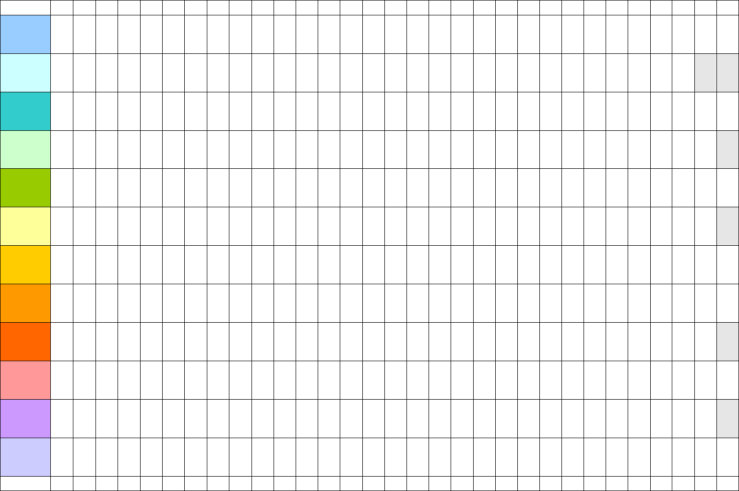 Blank Calendar Template In Word And Pdf Formats