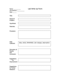 Employee Write Up Form