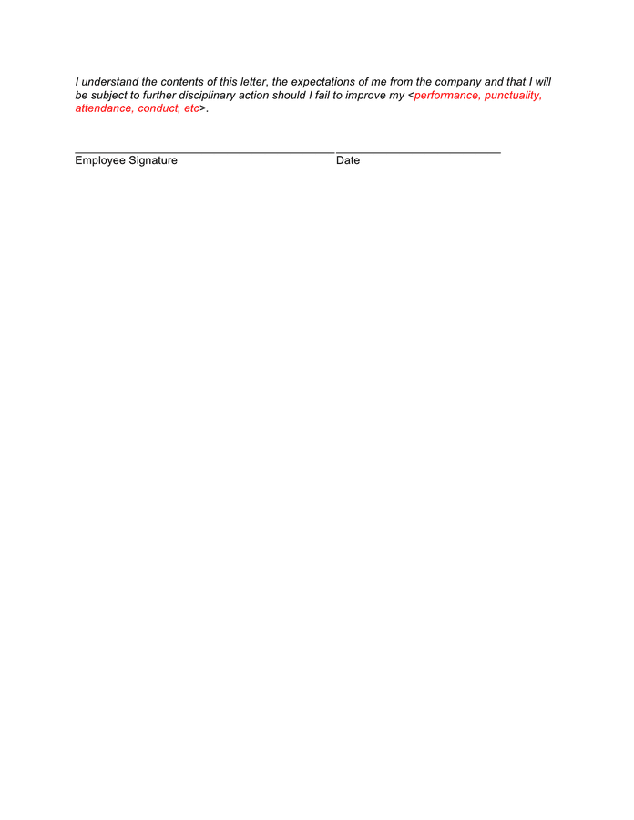 Sample suspension letter in Word and Pdf formats page 2 of 2