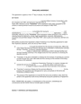 Franchise agreement template page 1