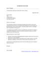 Job application letter sample page 1