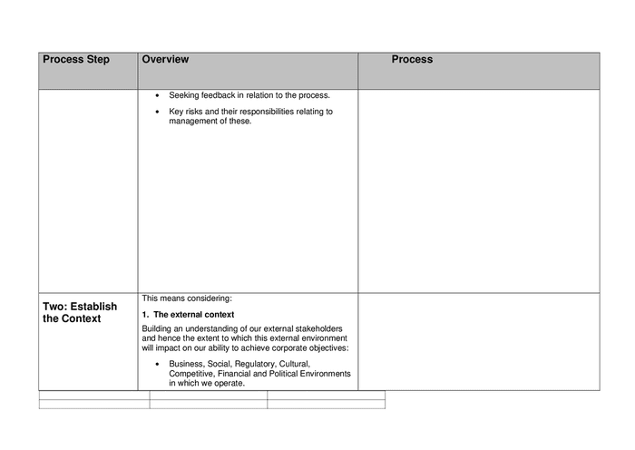 Risk Management Procedure Template In Word And Pdf Formats Page 14 Of 45 6413