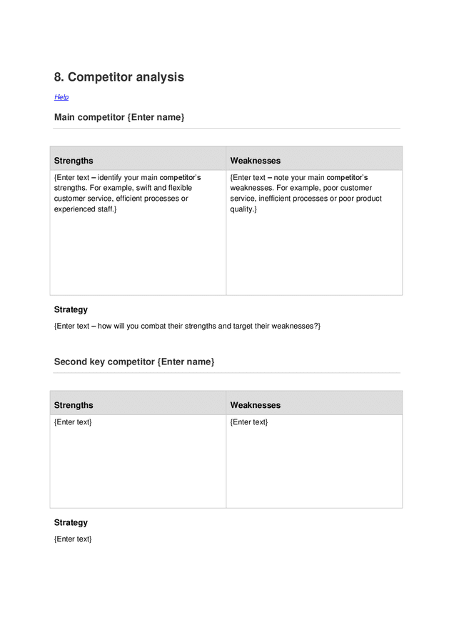Business Plan Template In Word And Pdf Formats Page 15 Of 29 business-plan-template-in-word-and-pdf-formats-page-15-of-29