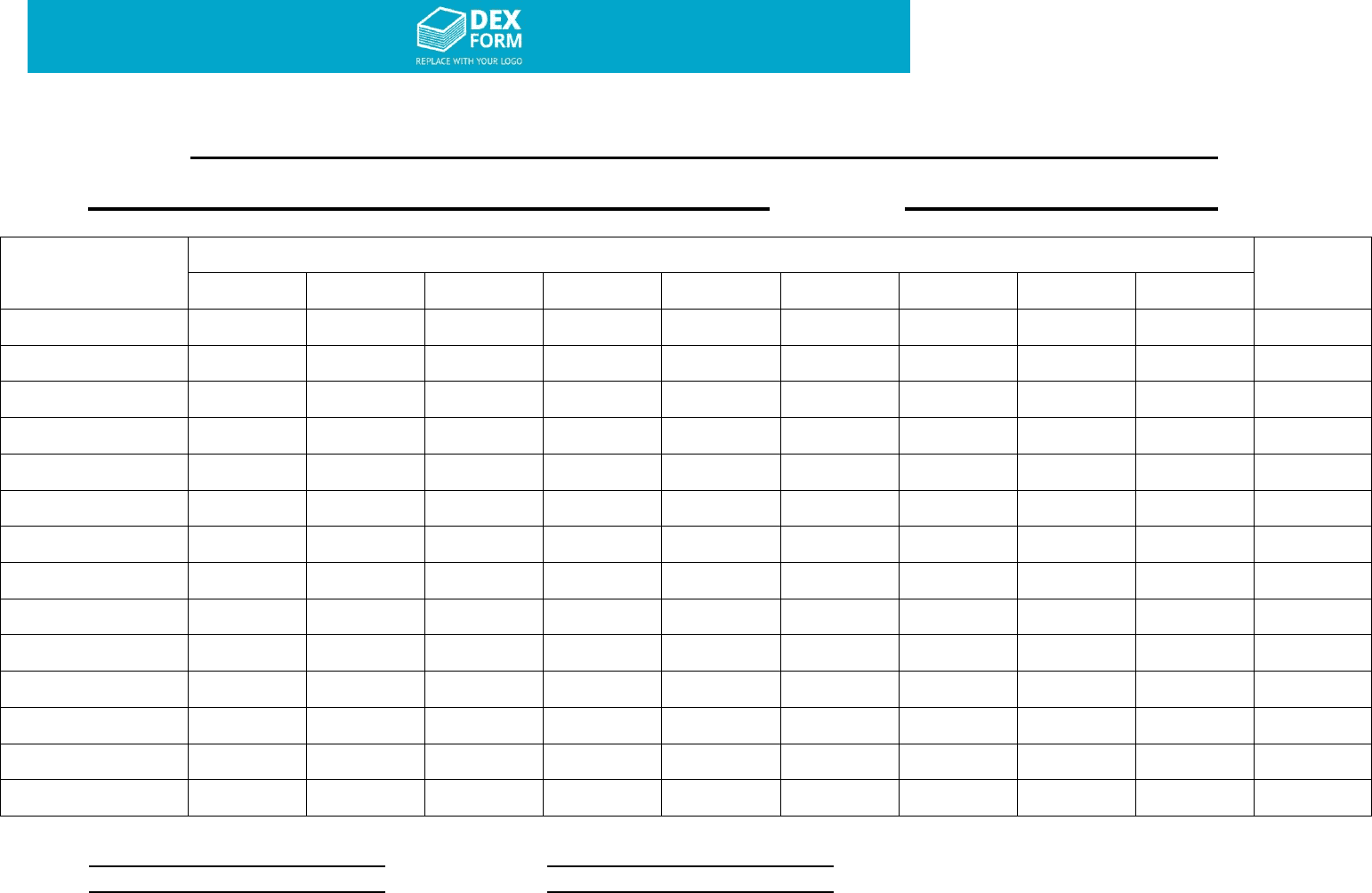 Cash tally sheet template in Word and Pdf formats
